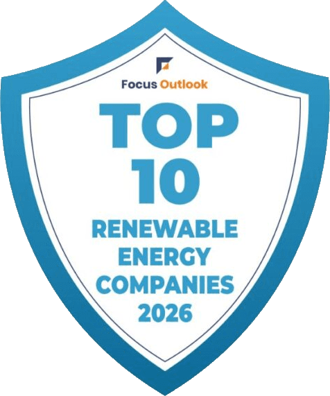 Focus Outlook Top 10 Renewable Energy Companies 2026 badge